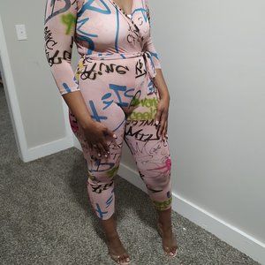 Graffiti jumpsuit